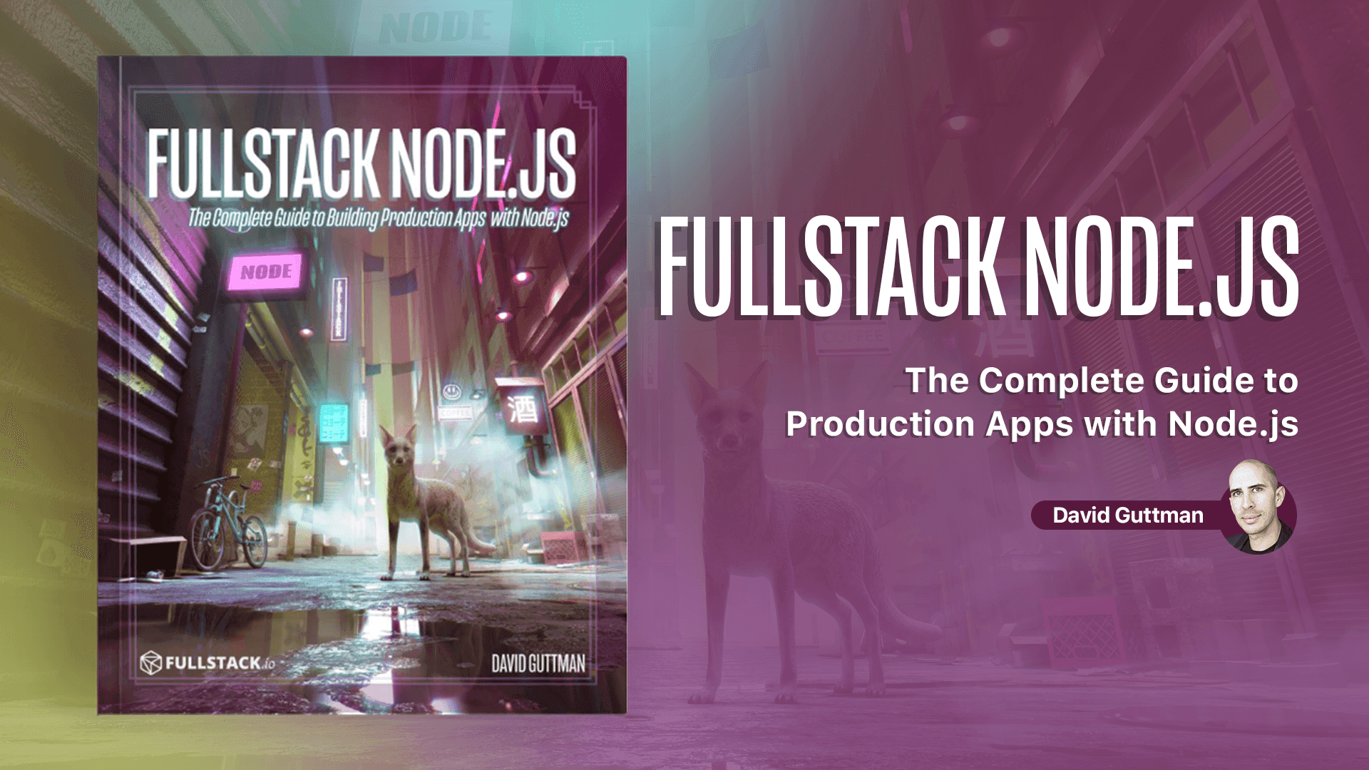 Thumbnail for the \newline course Fullstack Node.js