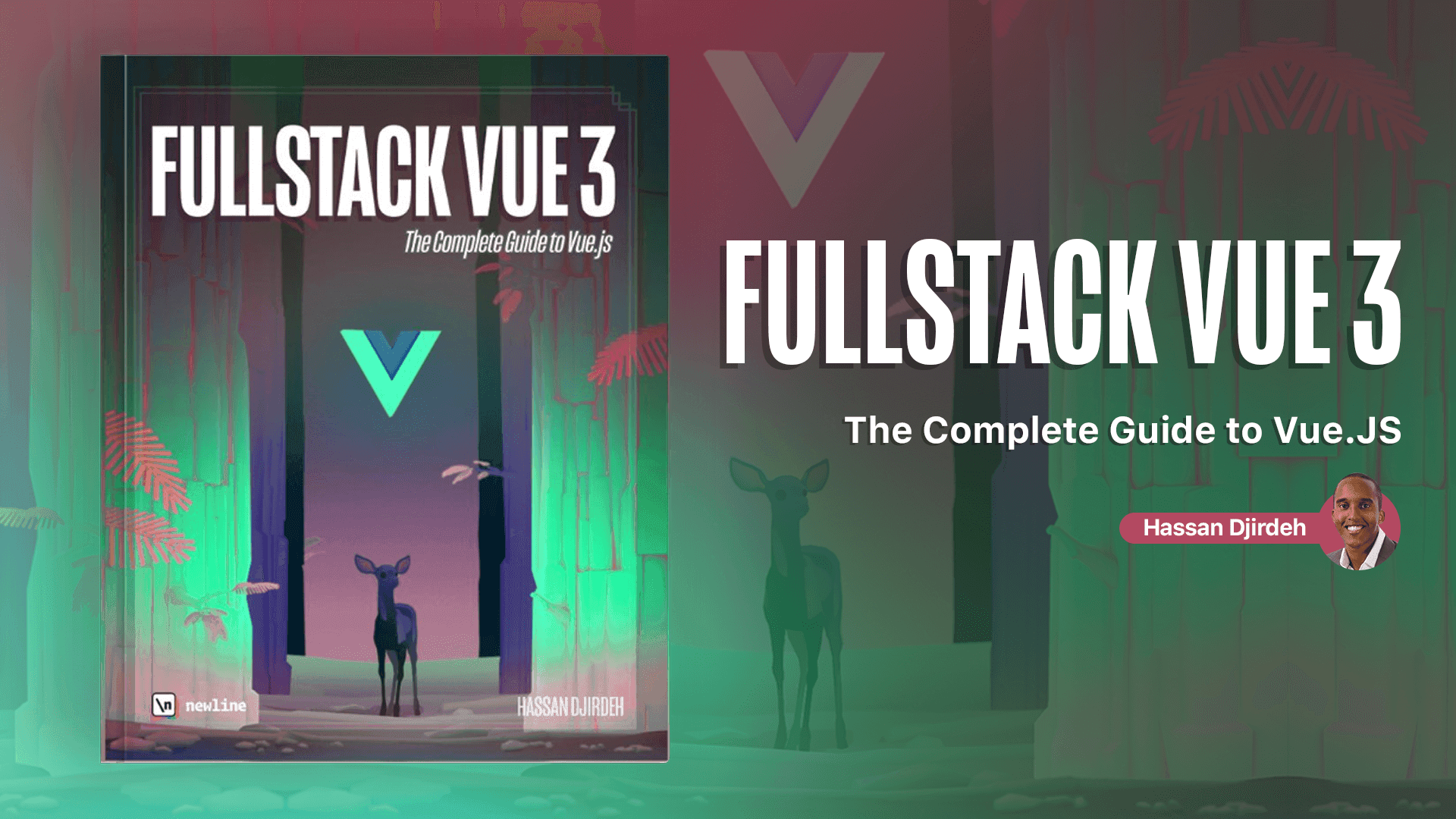 Thumbnail for the \newline course Fullstack Vue