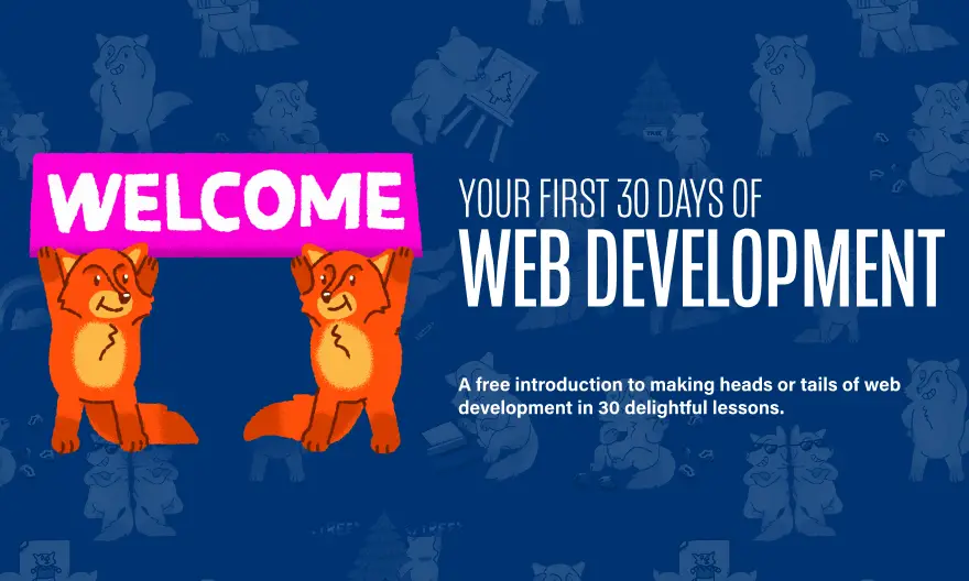 Your First 30 Days of Web Development