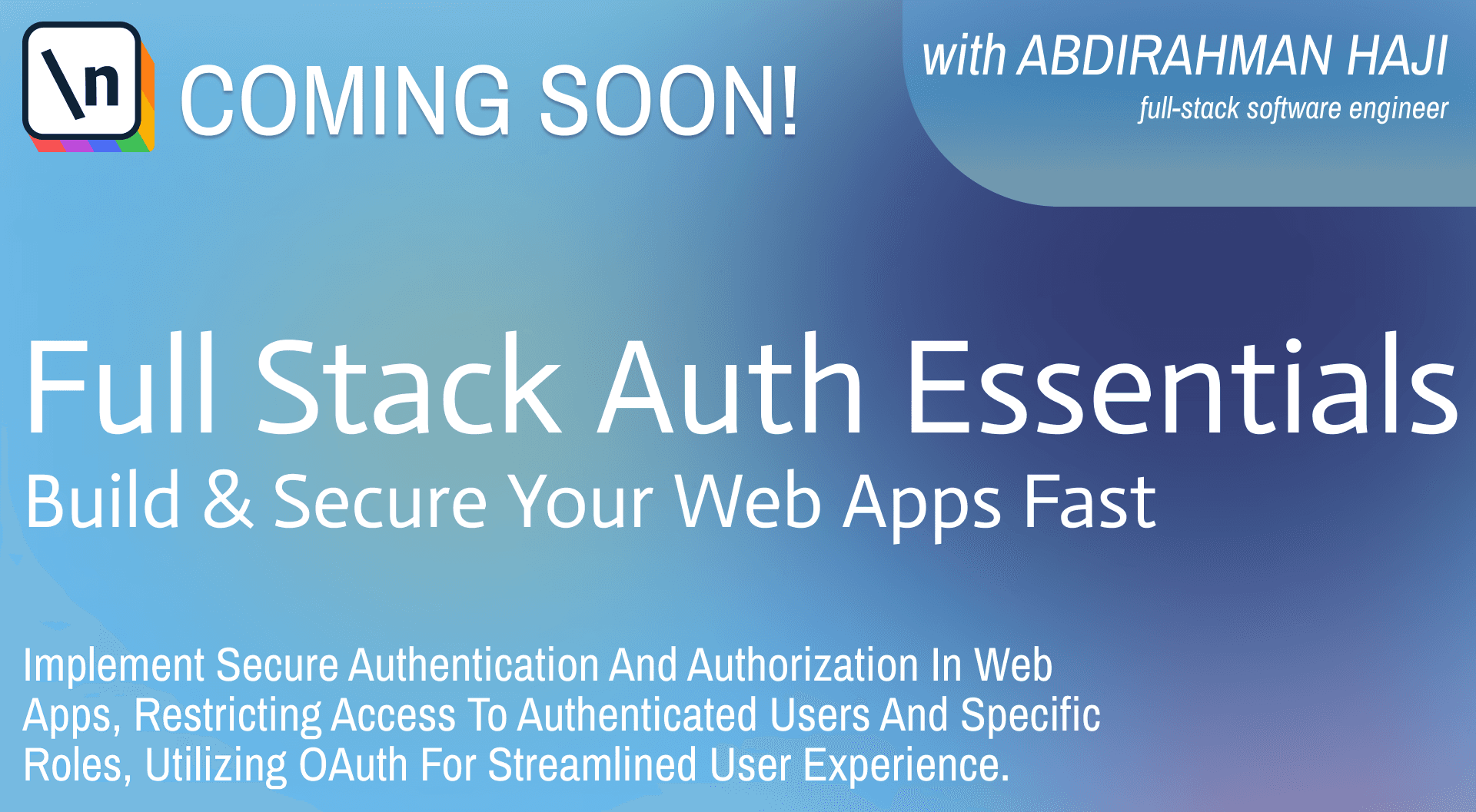 Fullstack Auth Essentials