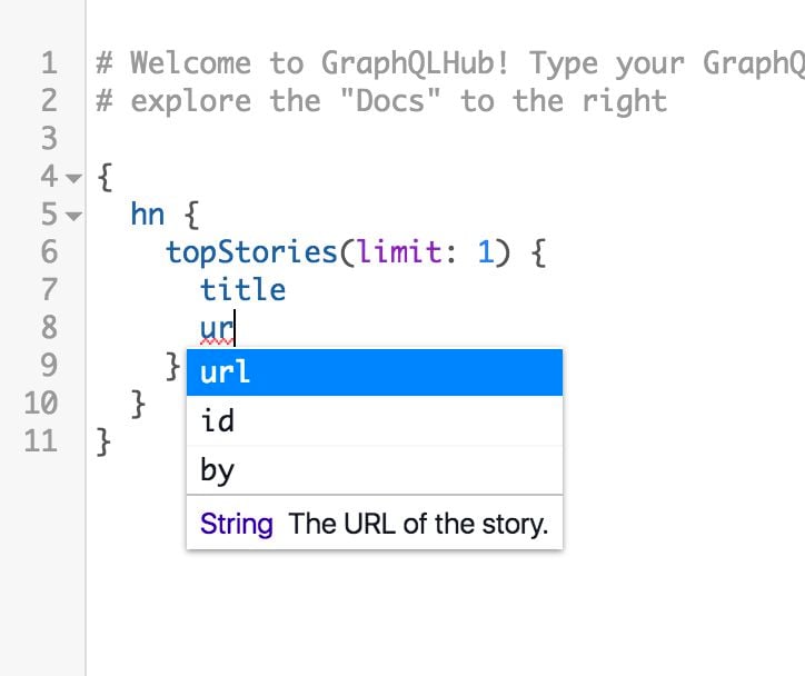 GraphiQL query